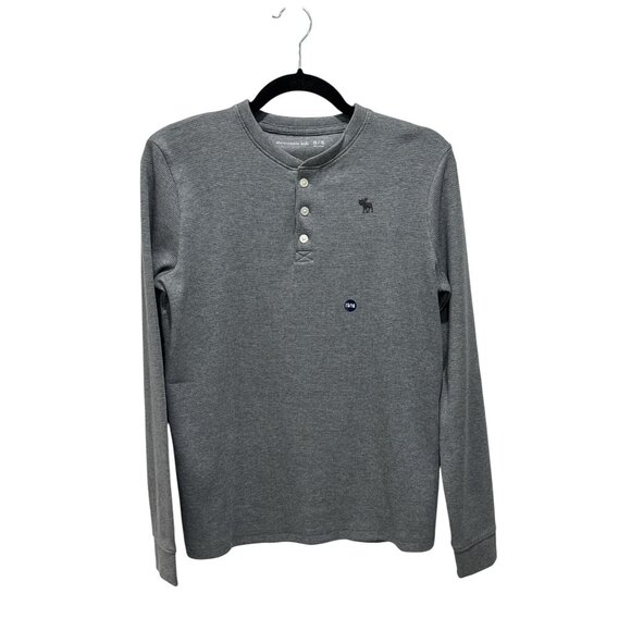 Abercrombie Kids Gray Long sleeve Top 15/16 - Picture 2 of 5